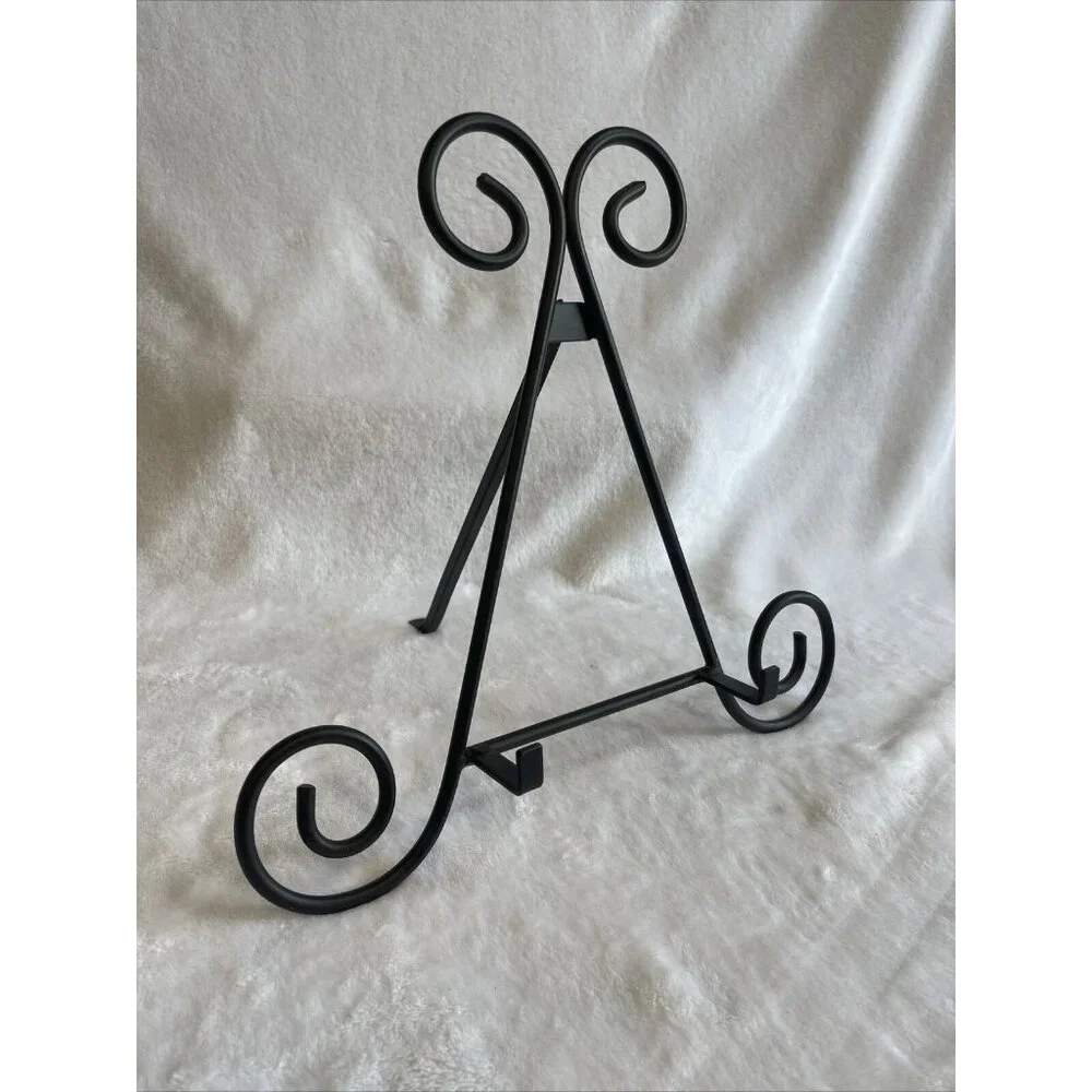 Display Easel Black Foldable For Heavy Large Platters‎ Books Pictures Plates